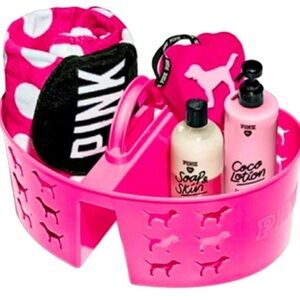 PINK • Victoria’s Secret Shower Caddy Bathroom Accessory Carrying Case